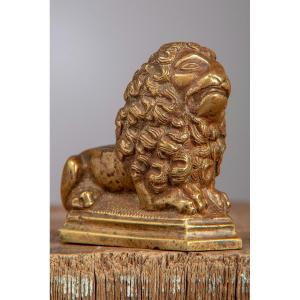 Lion en bronze, 16eme siêcle.