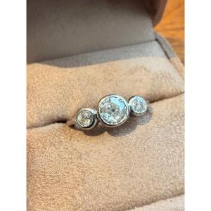 Trilogy Ring In Platinum And Diamonds