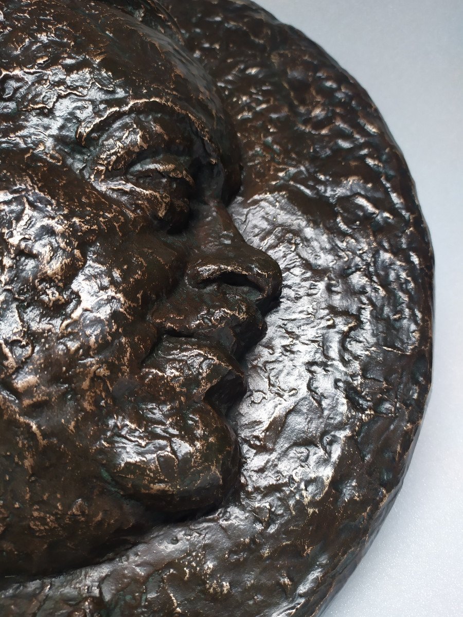 Medaillon Bronze – E. Peynaud Oenologue –-photo-4