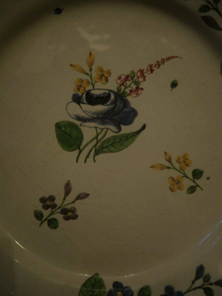 Faience De Sceaux - XVIIIème - Assiette-photo-2