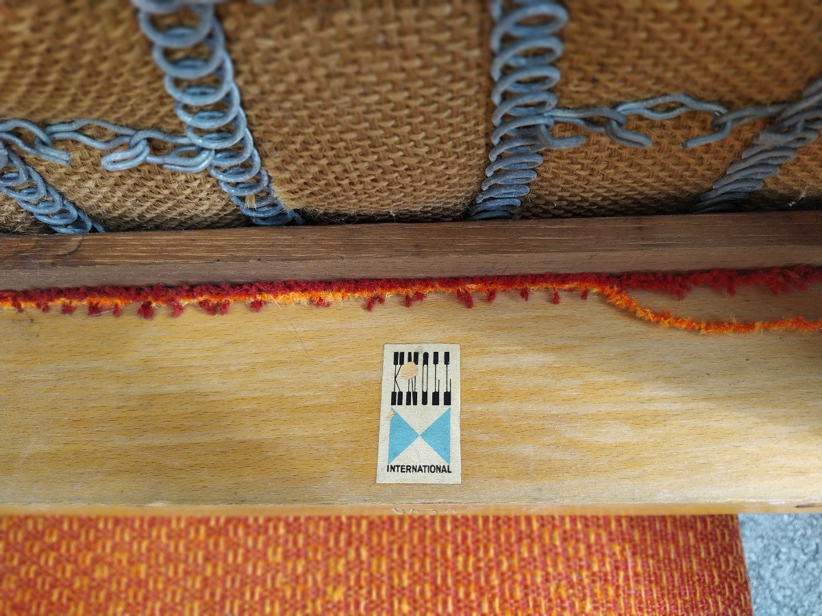 Suite De 4 Chaises « knoll » - 20éme Siècle-photo-2