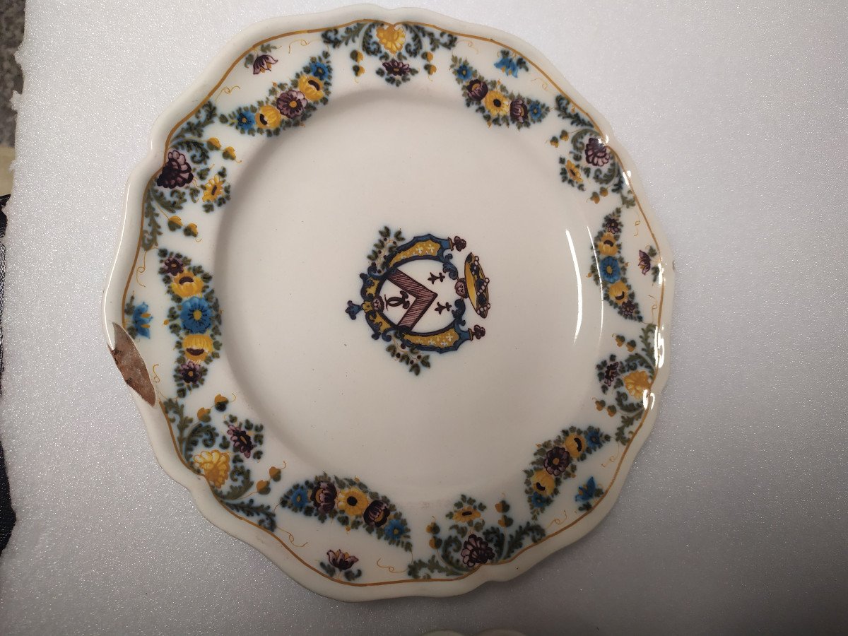Assiettes Marseille – XVIIIème Siècle-photo-2