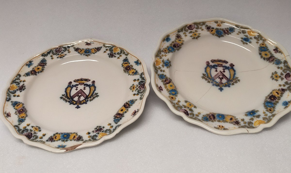 Assiettes Marseille – XVIIIème Siècle-photo-2