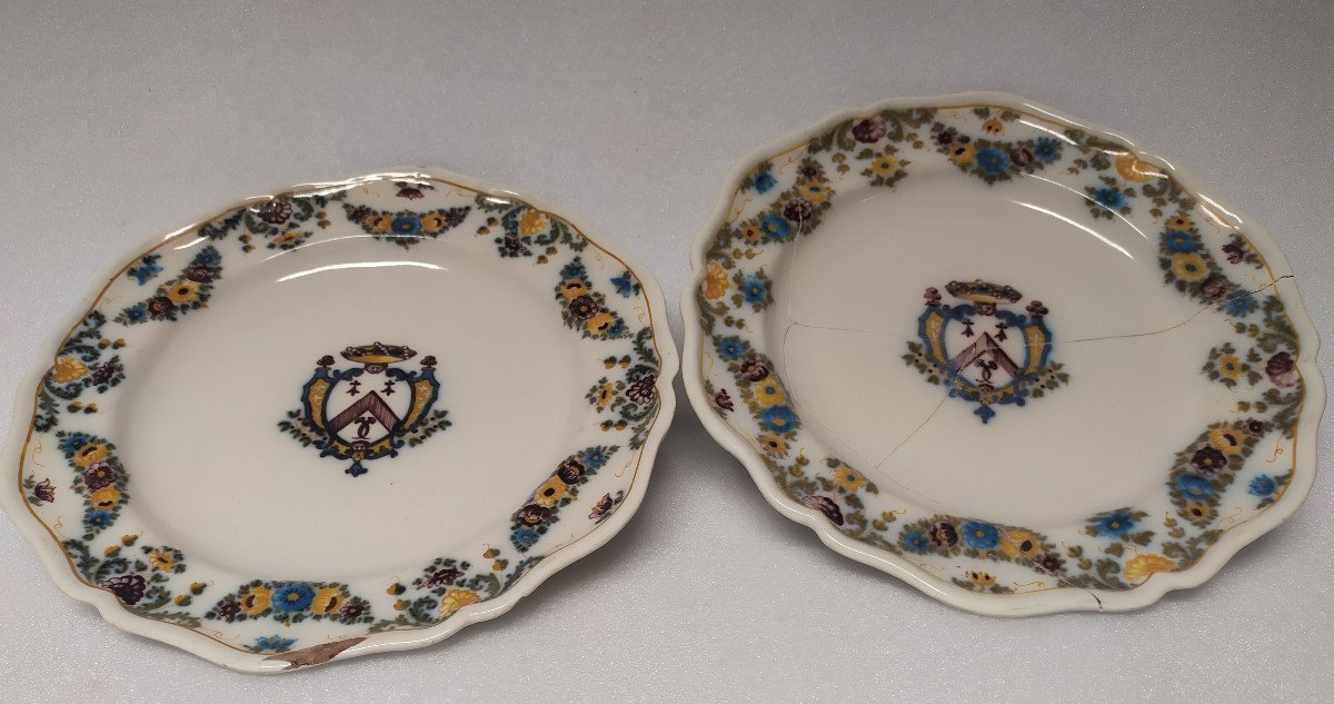 Assiettes Marseille – XVIIIème Siècle