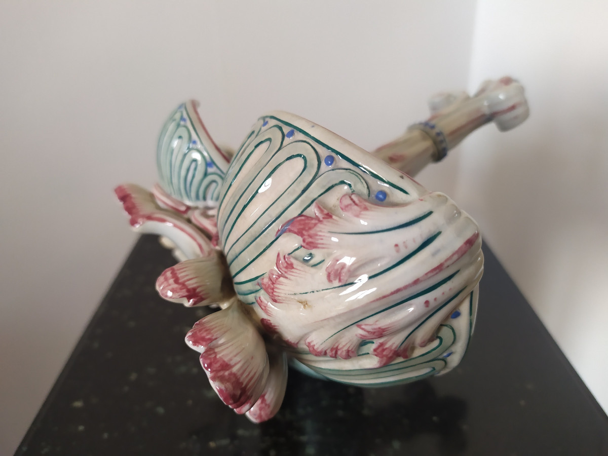 Condiment Set - Sarreguemines - 19th Century -photo-3