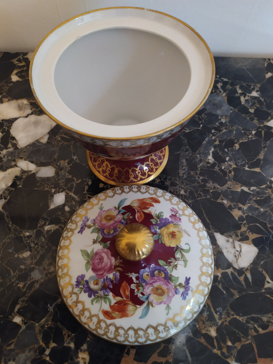 SUCRIER PORCELAINE – PARIS XXème siècle.-photo-2