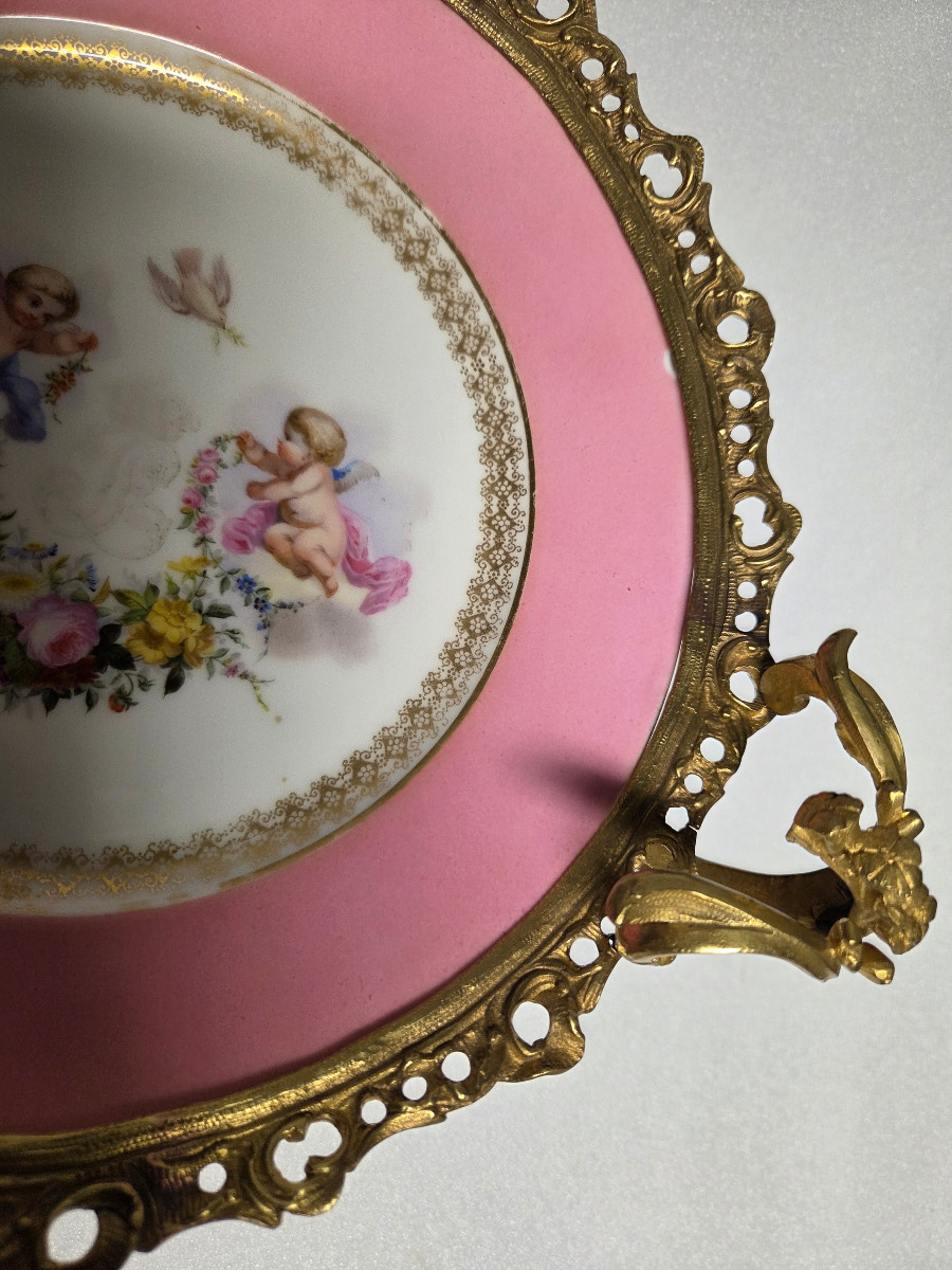 COUPE EN PORCELAINE DE SEVRES- LOUIS PHILIPPE.-photo-3