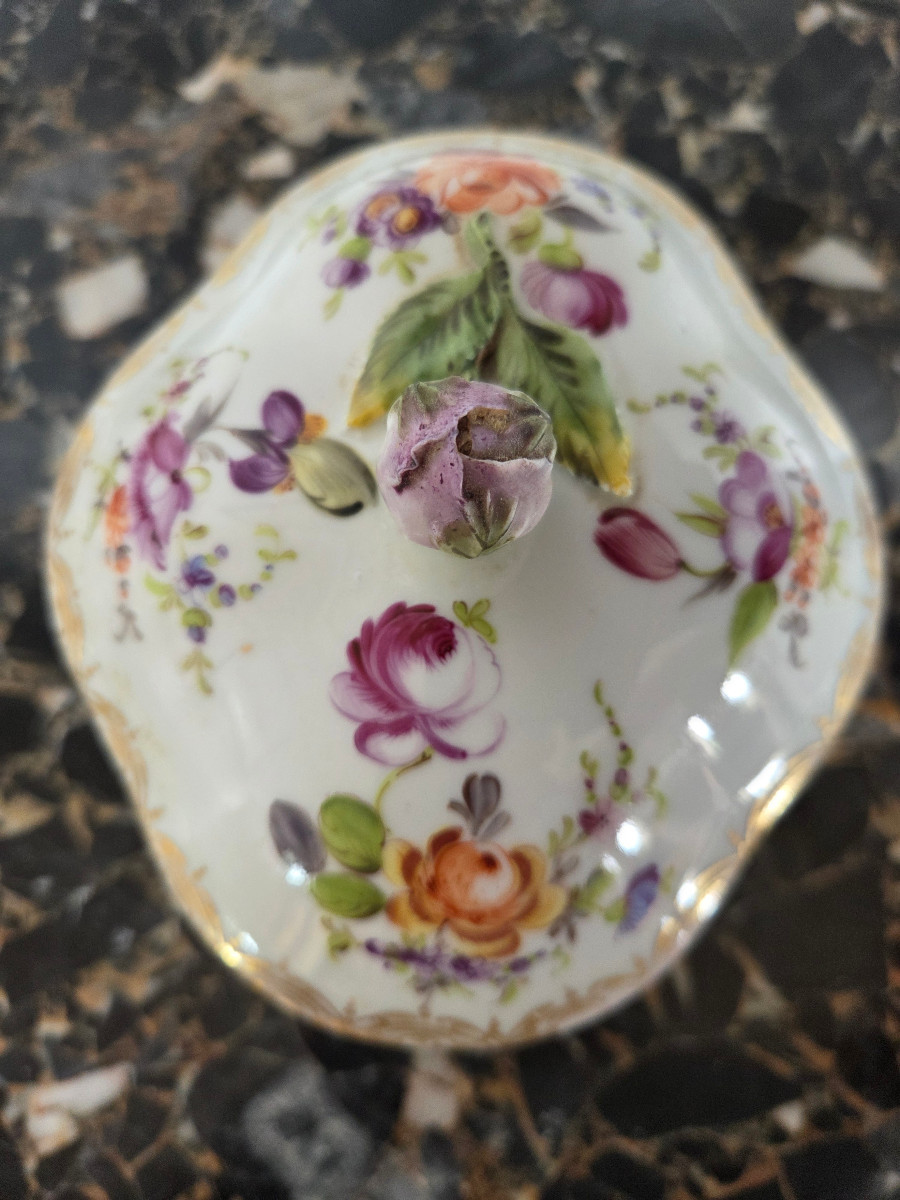 Two Porcelain Sugar Bowls – Paris 20th Century.-photo-7