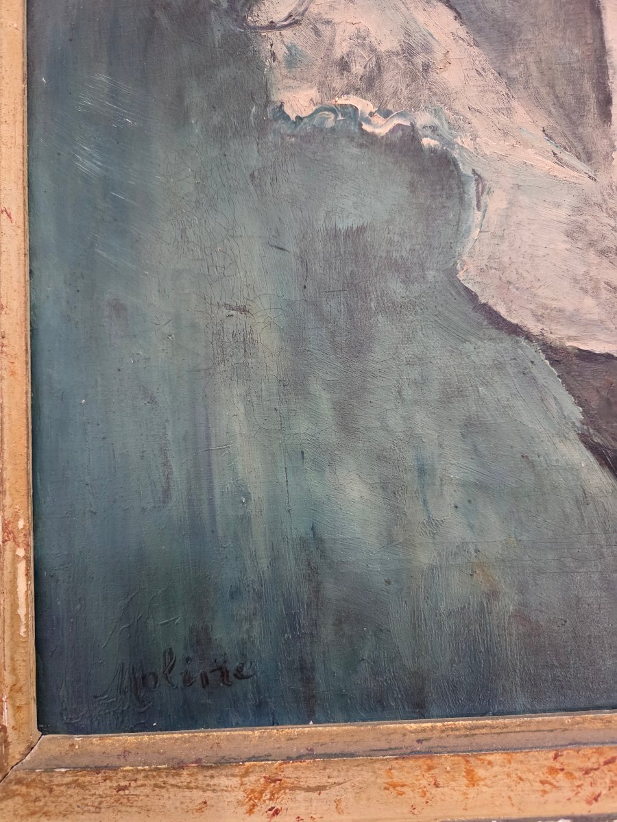 TABLEAU DANS LE GOUT DE M. DOMERGUE – XXème siécle.-photo-3