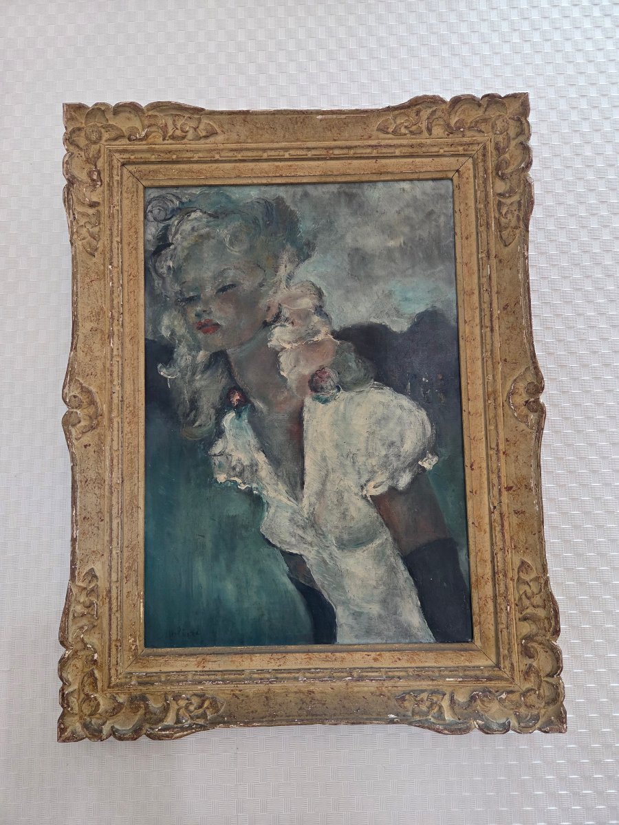 TABLEAU DANS LE GOUT DE M. DOMERGUE – XXème siécle.-photo-1