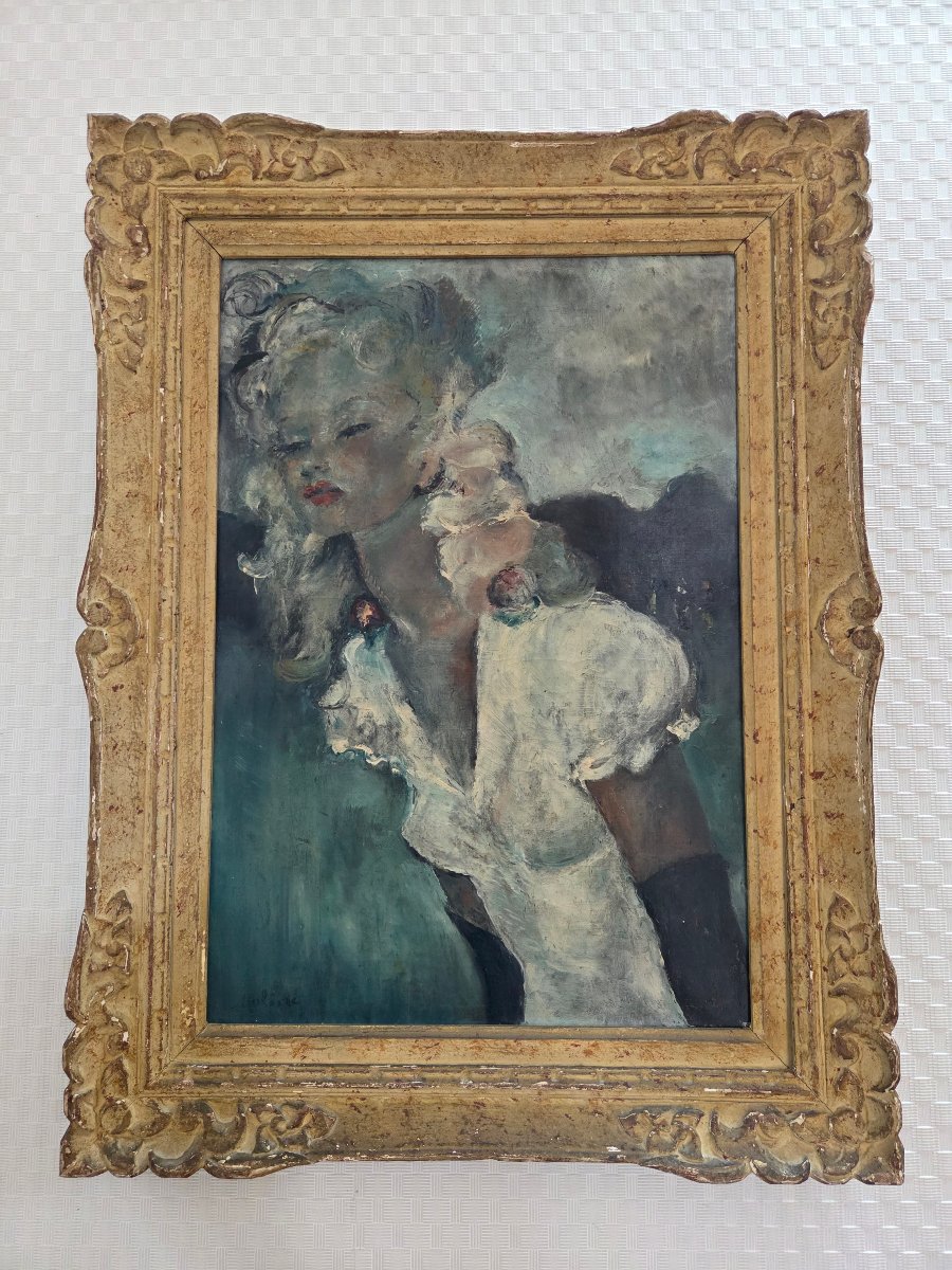 TABLEAU DANS LE GOUT DE M. DOMERGUE – XXème siécle.