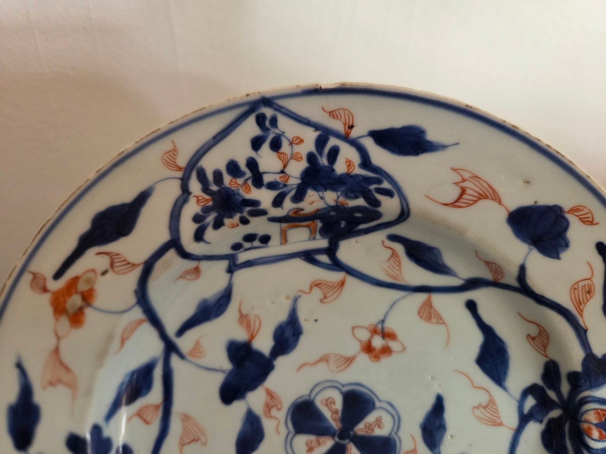China:  2 18th-century Porcelain Plates.-photo-1