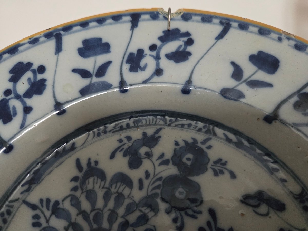 Netherlands: 2 Pieces Of Delft Earthenware – 18th Century.-photo-6