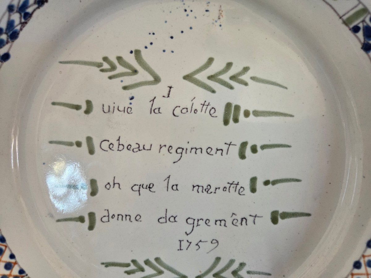 Nevers – 2 18th-century Plates.-photo-2