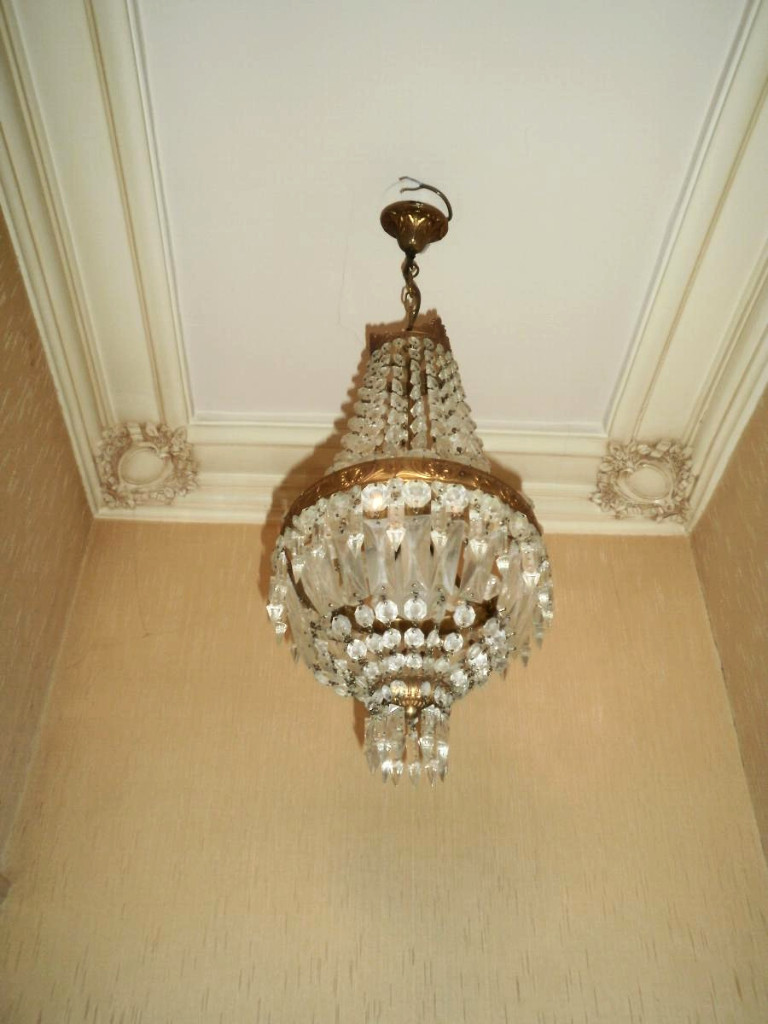 A Chandelier Pampilles - XXth-photo-4