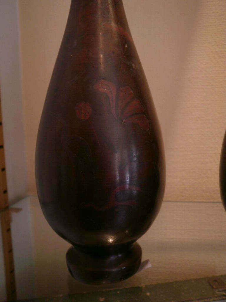 Paire De Vases De Chine – Bronze – XIXème-photo-3