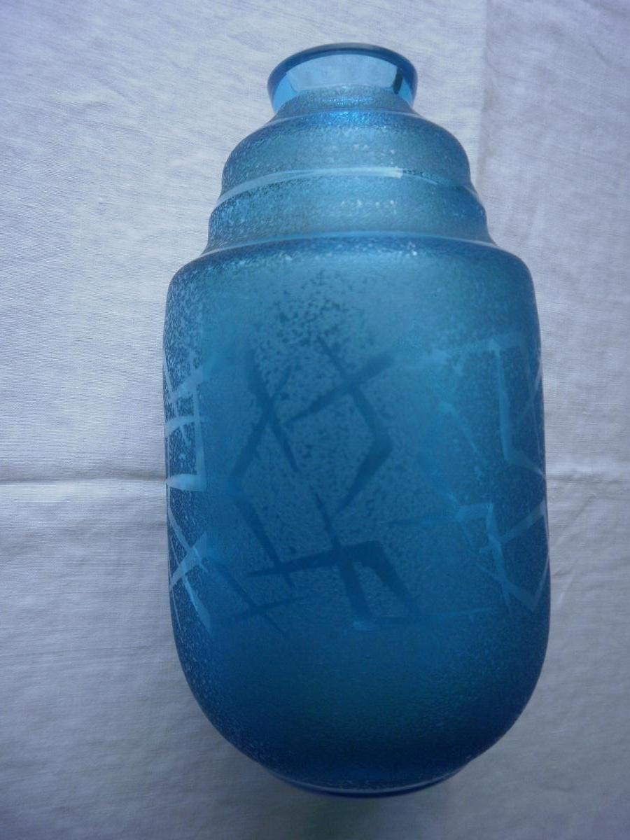 Vase Charder Le Verre Français - Art Deco