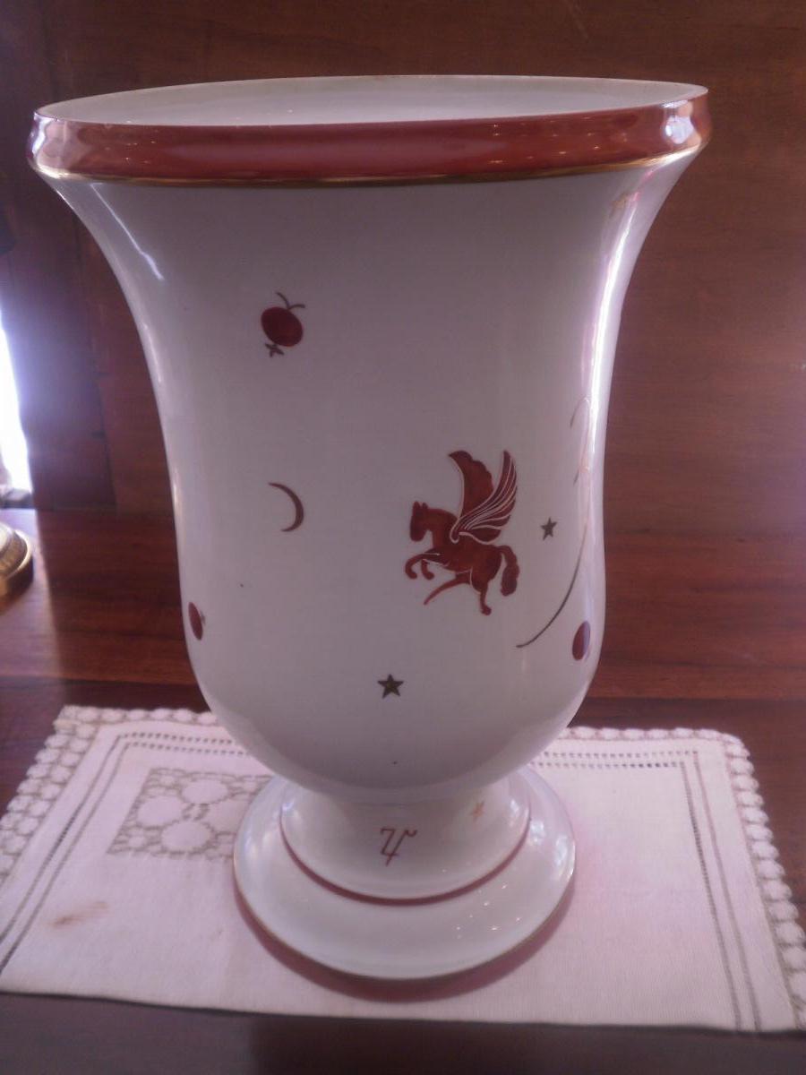 Art Deco Vase - Manufacture Of Couleuvre- Twentieth