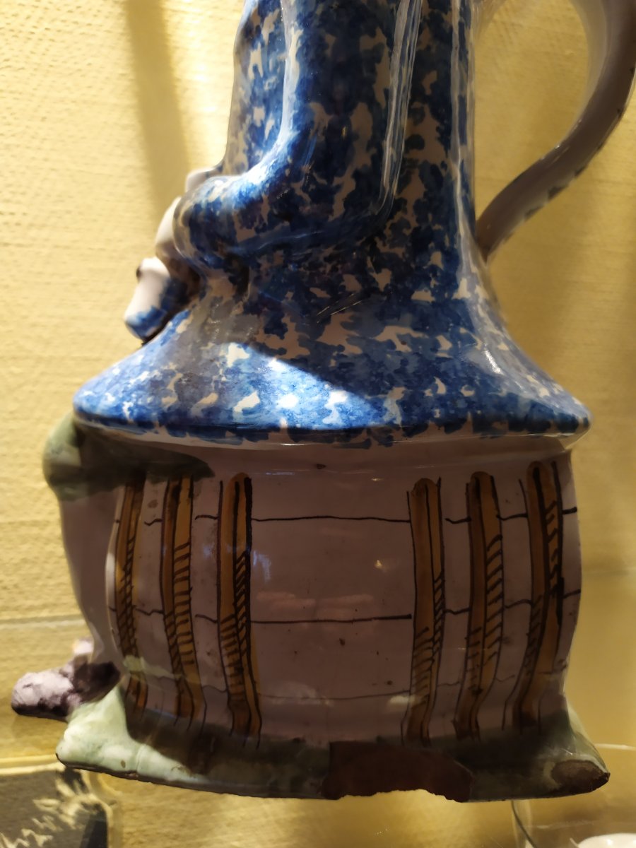 Pitcher Jacquot In Faience - North - XIXth Century-photo-2