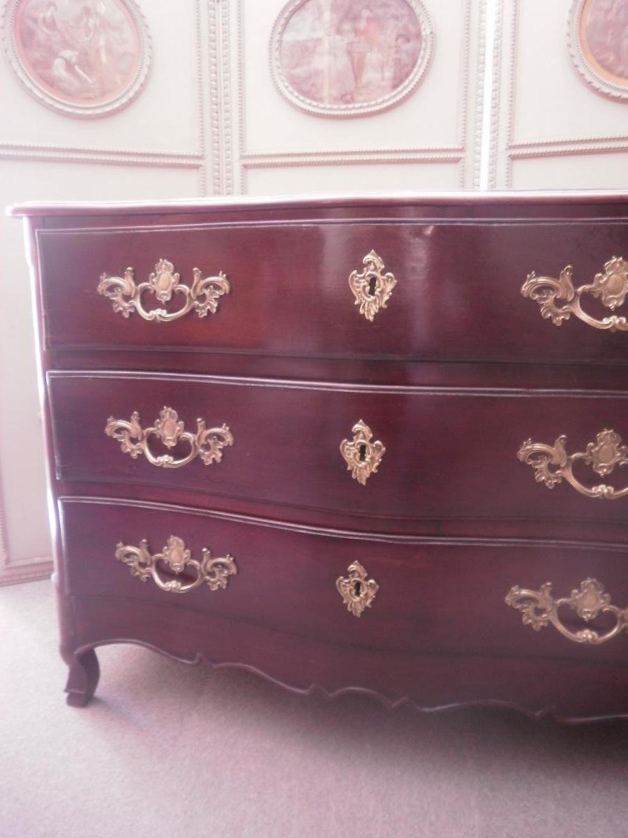 Nantaise Mahogany Commode - XVIIIth-photo-3