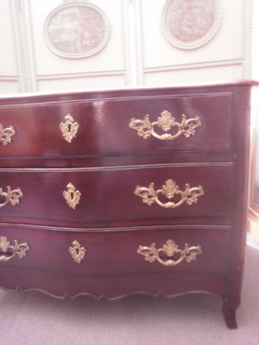 Nantaise Mahogany Commode - XVIIIth-photo-4