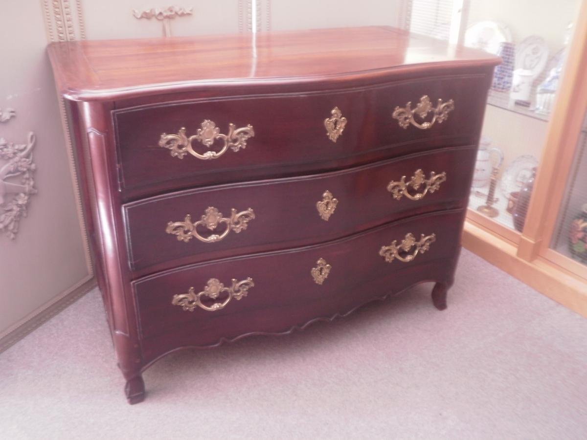 Nantaise Mahogany Commode - XVIIIth-photo-3