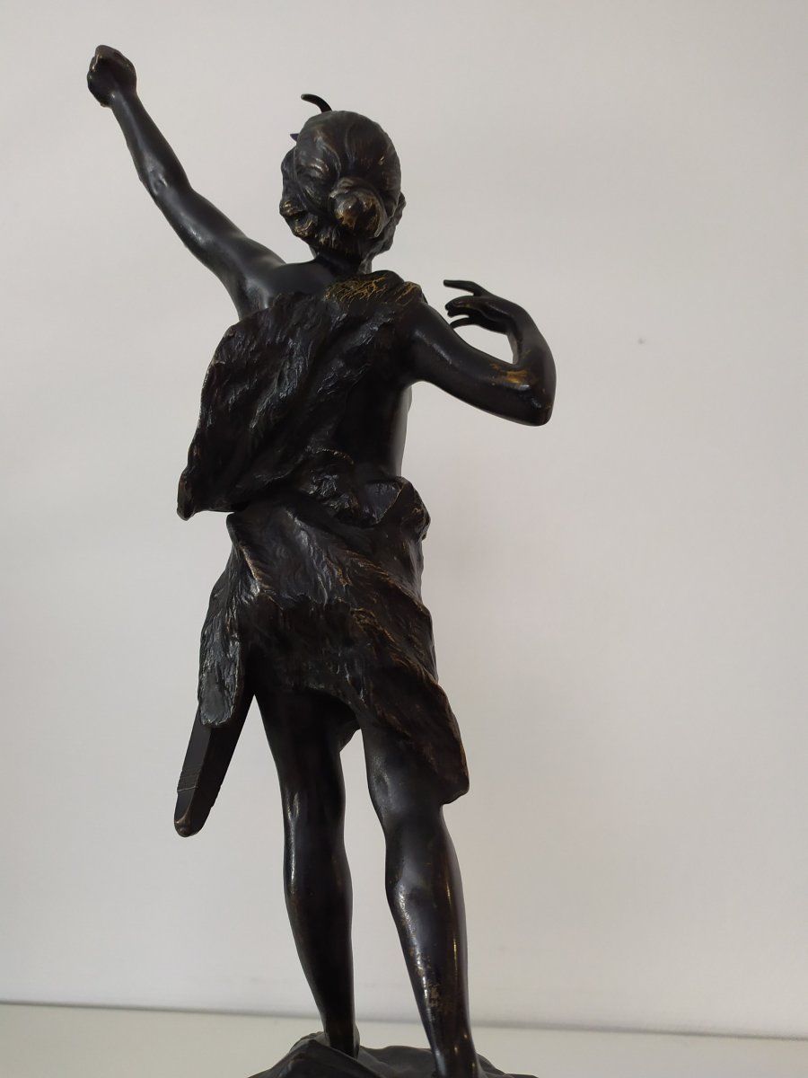 Bronze "diane Chasseresse" - C. Holand XXth.-photo-3