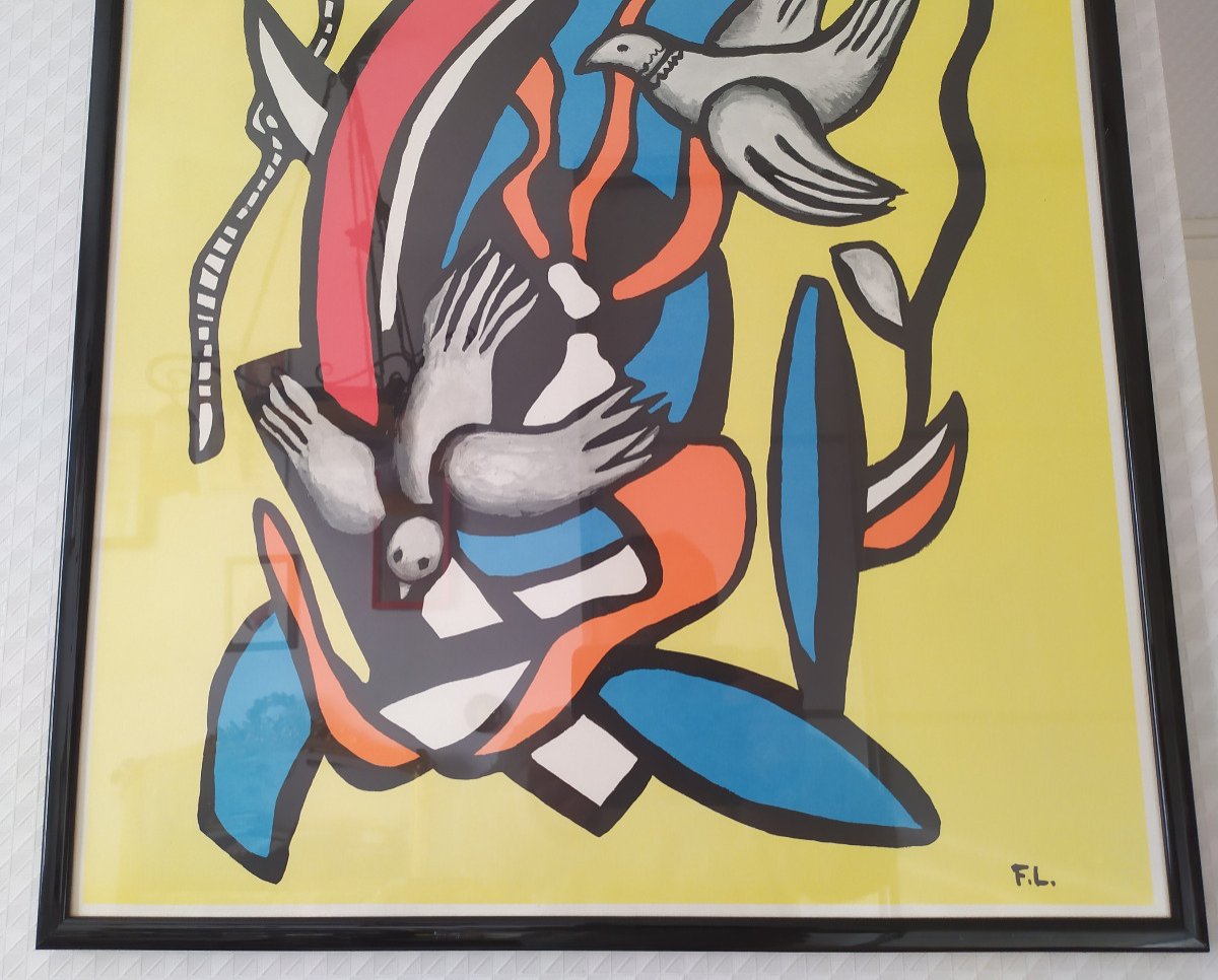 Fernand Leger – Affiche – La Ronde Des Colombes-photo-2