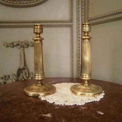 Pair Of Candlesticks - Restoration