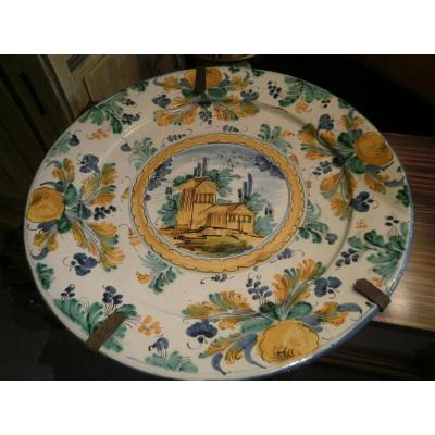 Italian Faience - Flat Vietri - XVIIIth