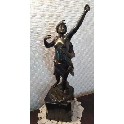 Bronze « diane Chasseresse » - C. Holand XXème.