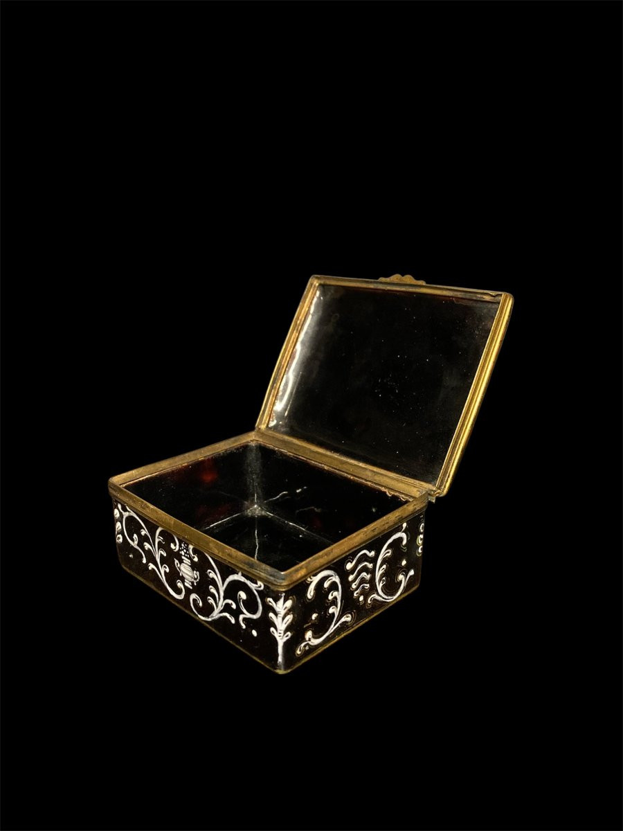 18th Century - Limoges - Enamelled Copper Snuff Box-photo-6