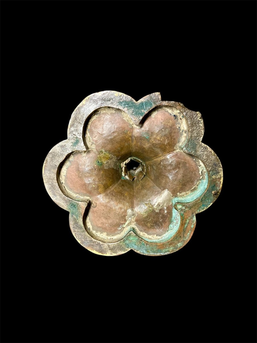 XV Siècle - France - Reliquaire En Cuivre Doré-photo-7