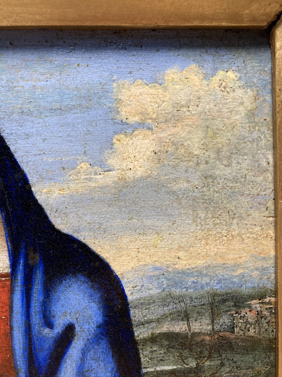 Lorenzo Costa (ferrara, 1460 - Mantua, 1535) - Workshop Of - Madonna Of The Book - 1520/1530-photo-3