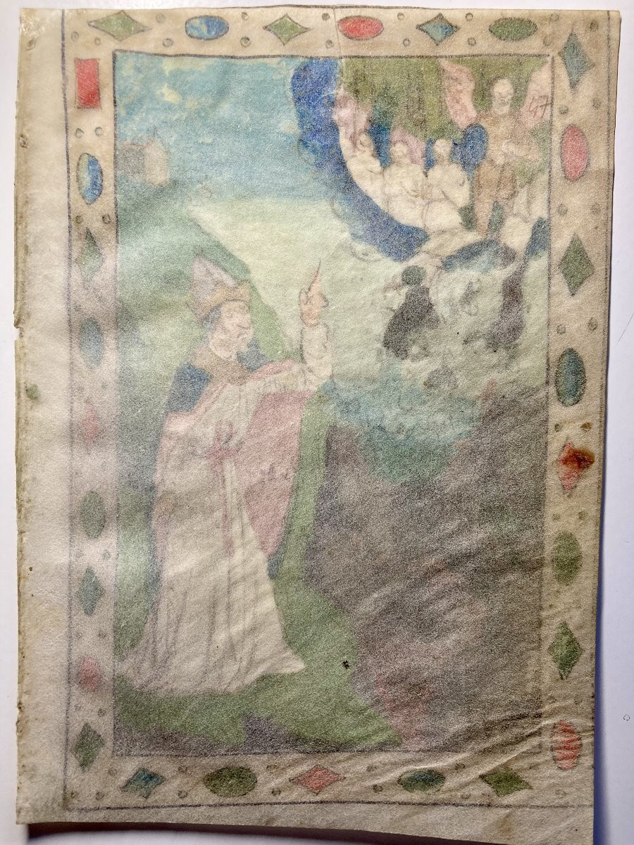 Miniature On Parchment - The Fall Of The Rebel Angels - School Of Tours - 1470-1480-photo-1