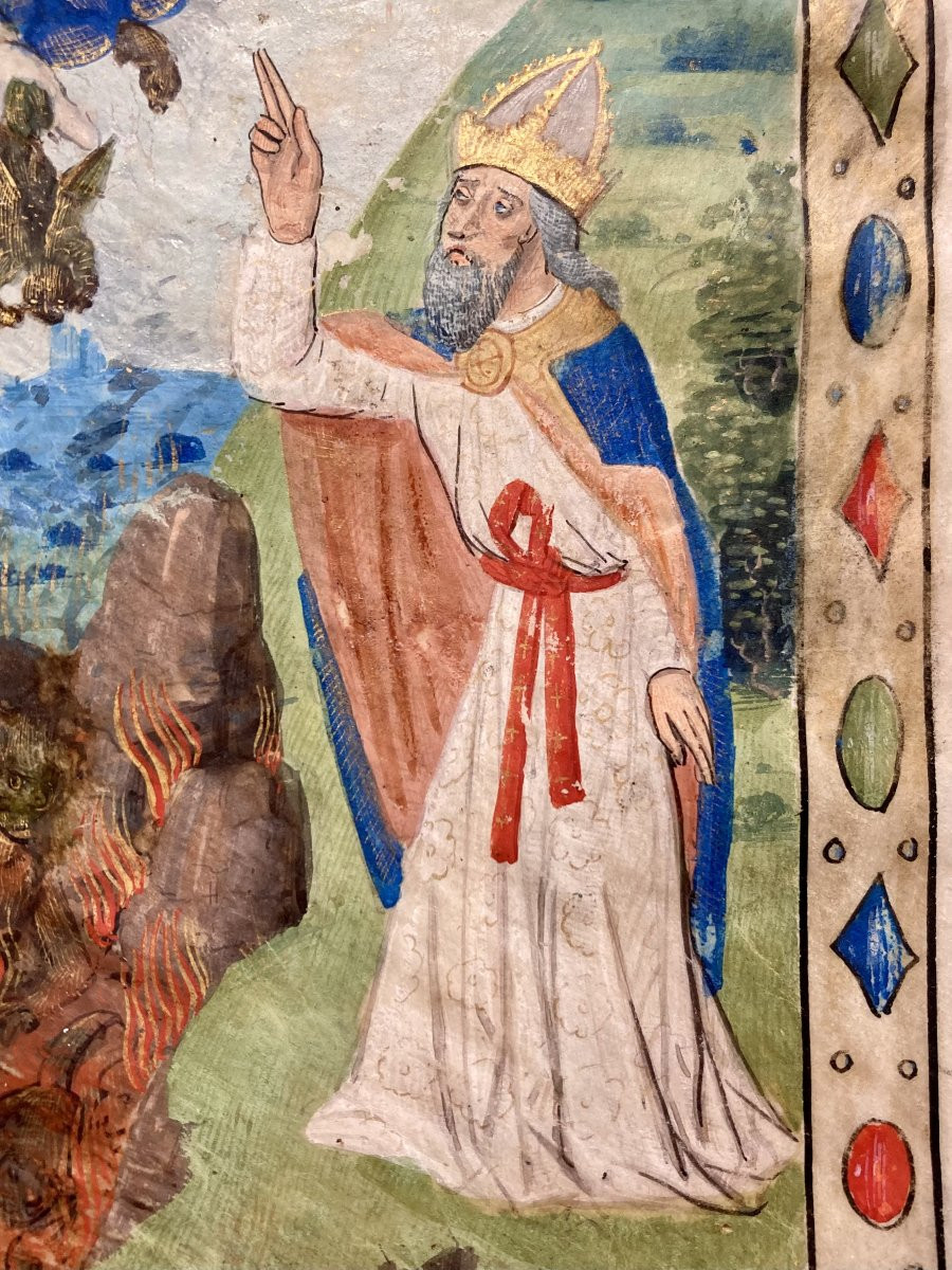 Miniature On Parchment - The Fall Of The Rebel Angels - School Of Tours - 1470-1480-photo-2