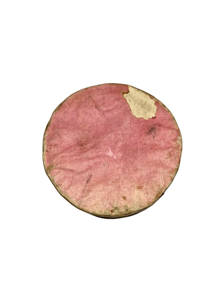 Late XVIII Century - Embroidered Silk And Paper - Host Holder Box-photo-2