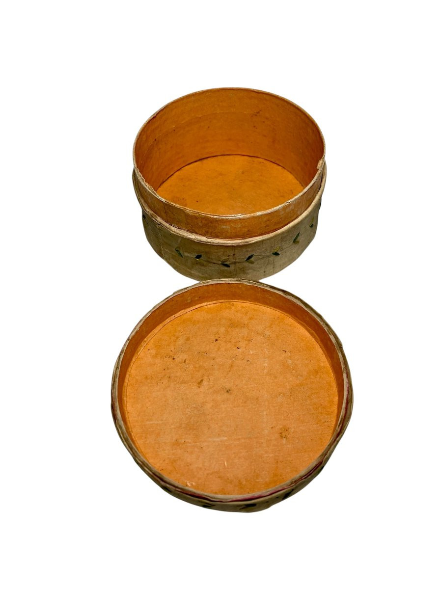 Late XVIII Century - Embroidered Silk And Paper - Host Holder Box-photo-7