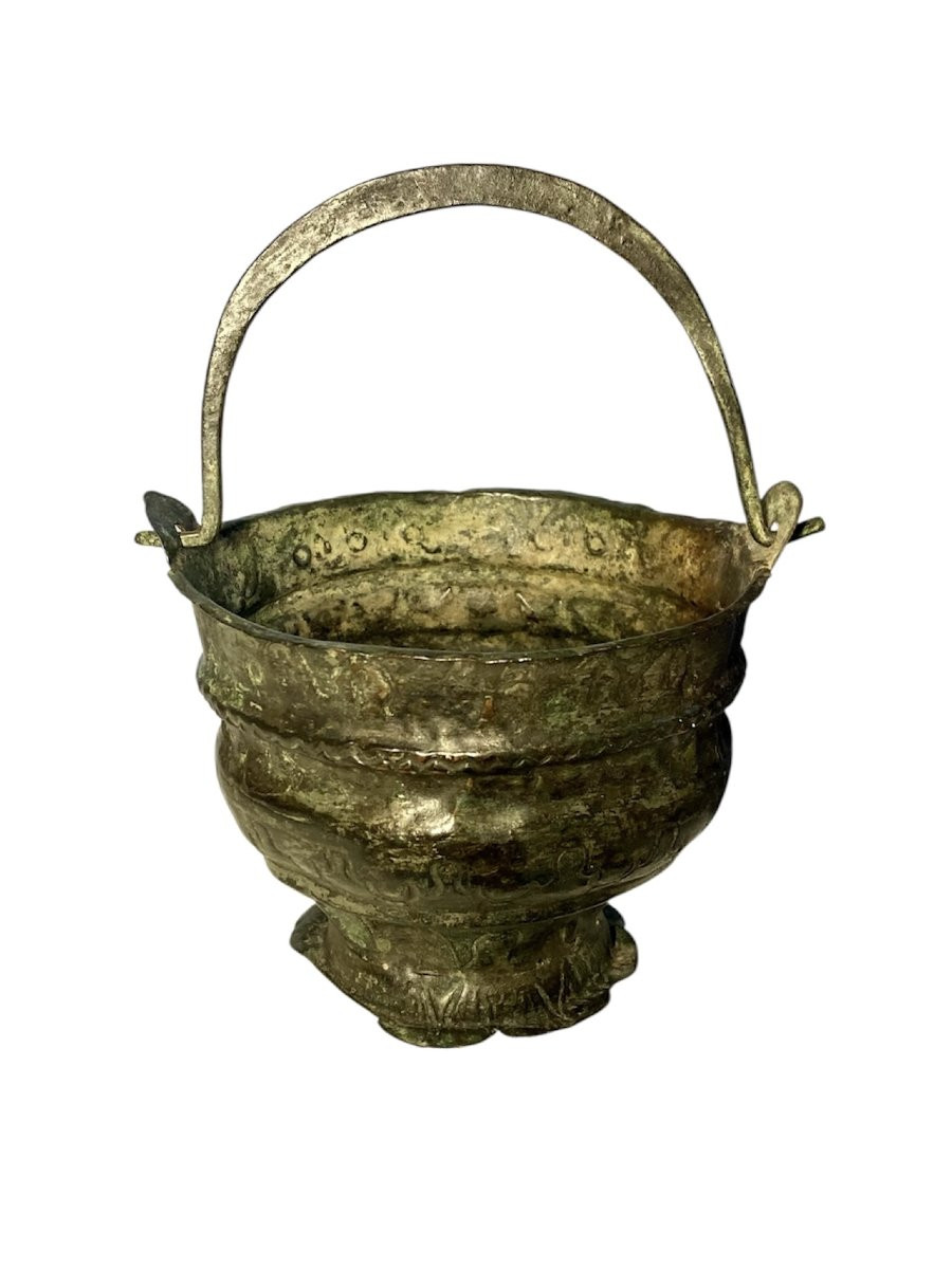 Norman Sicily - Mid-12th Century - Architectural Bronze-sheet Situla (allegory Of The Church)-photo-8