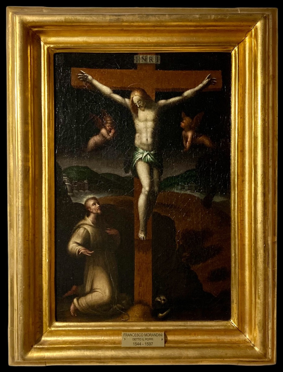 Francesco Morandini detto Il Poppi (Poppi 1544 - 1597 Florence) - Scène de la Crucifixion 
