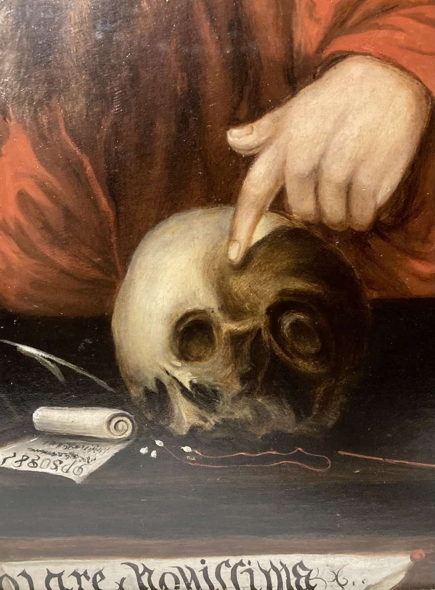 1897 - Oil On Canvas - Saint Jerome In His Study-photo-3