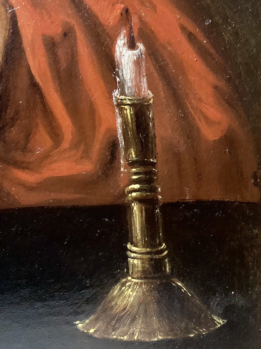 1897 - Oil On Canvas - Saint Jerome In His Study-photo-3