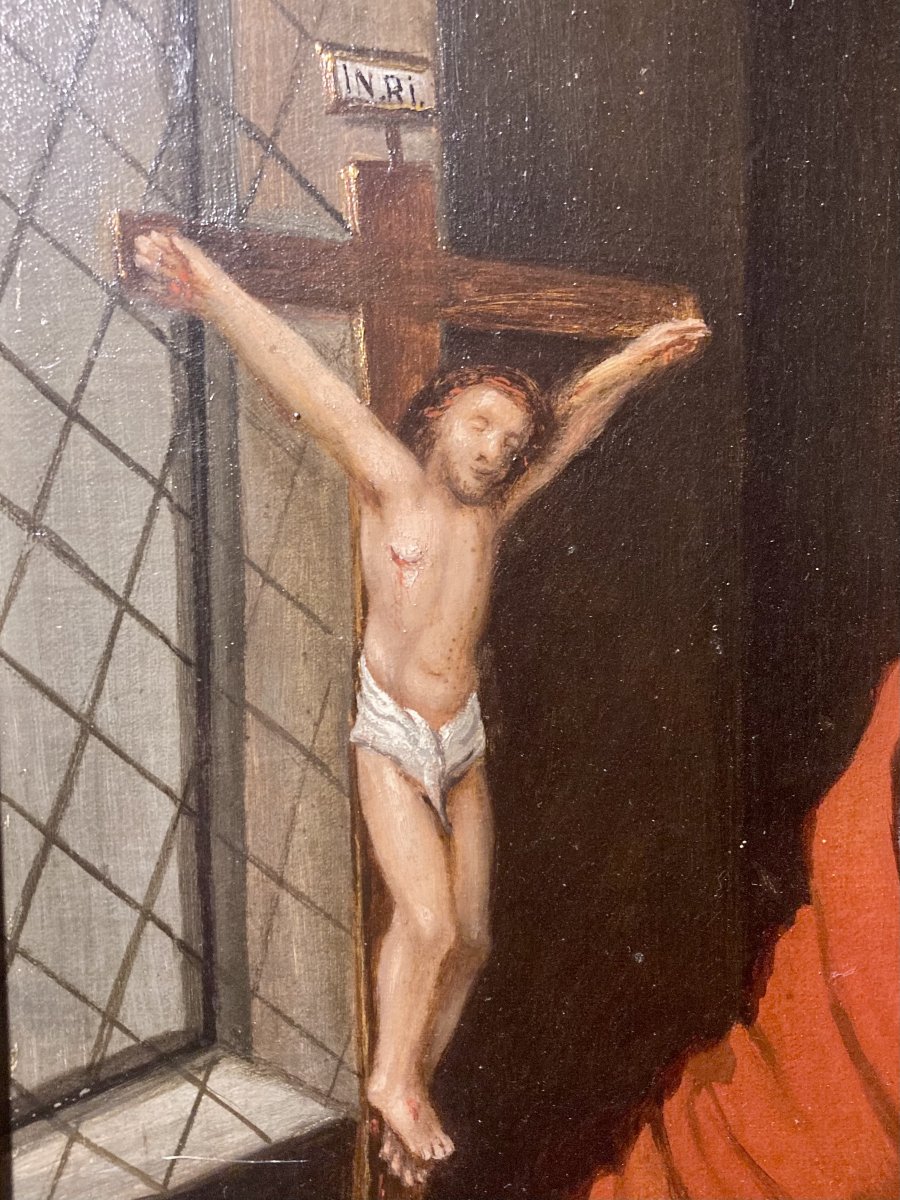 1897 - Oil On Canvas - Saint Jerome In His Study-photo-4