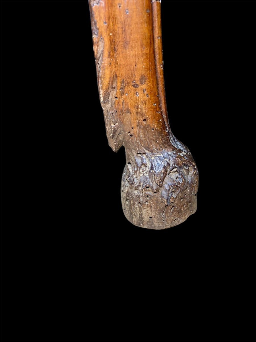 XVIII Siècle - Sienne (Famille Piccolomini) - Table Triangulier Marqueté-photo-3