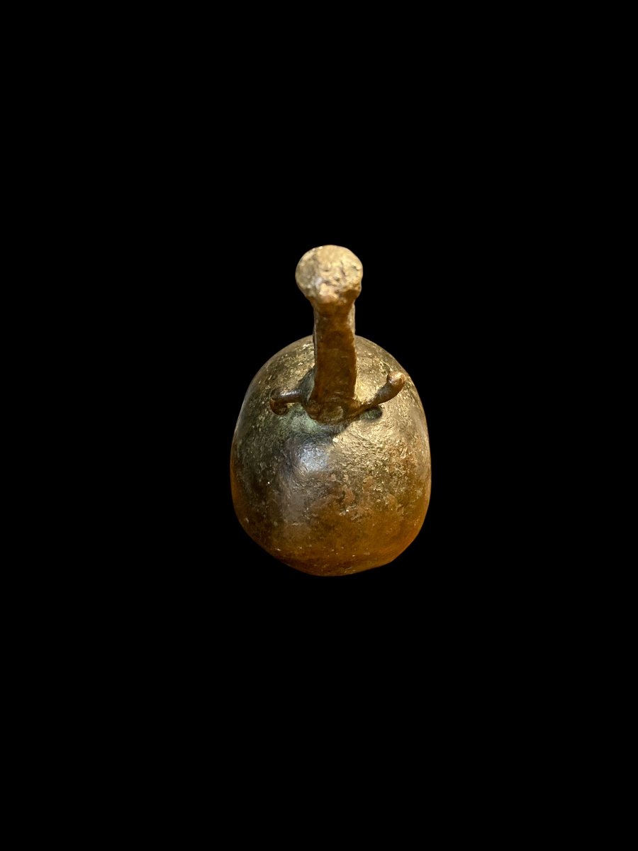 Northern Italy - 17th Century - Bronze Memento Mori Skull-photo-8