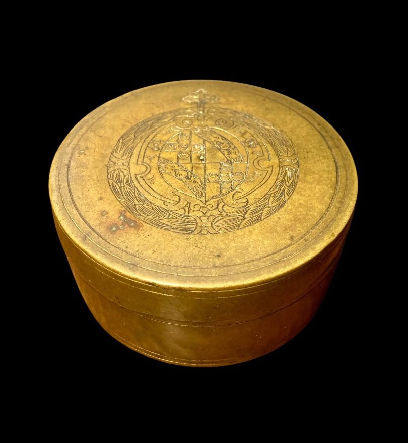 Francesco Bandini Piccolomini (Archevêque de Sienne 1538-1588) - Ciboire en bronze fondu-photo-2