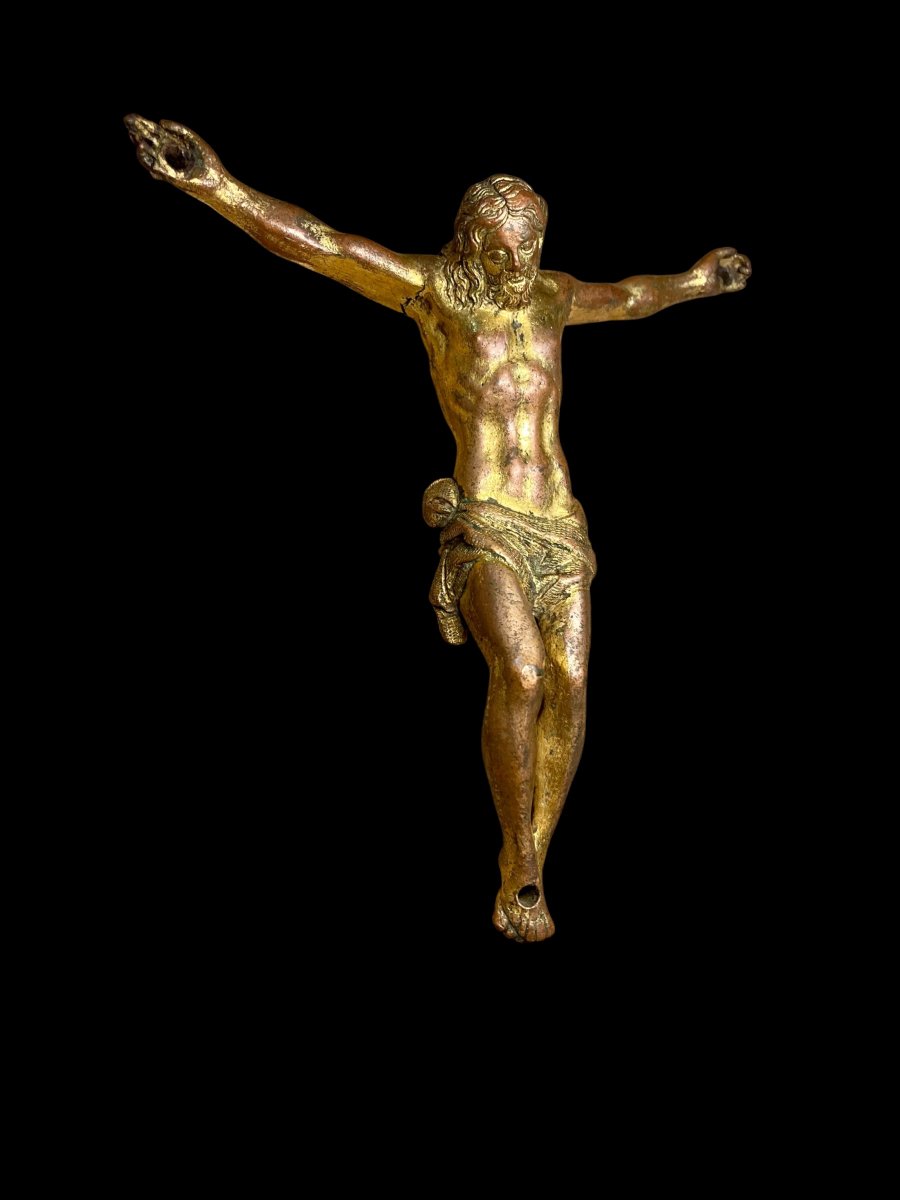 Florence - Troisième quart du XVIe siècle - Christ en bronze doré-photo-8