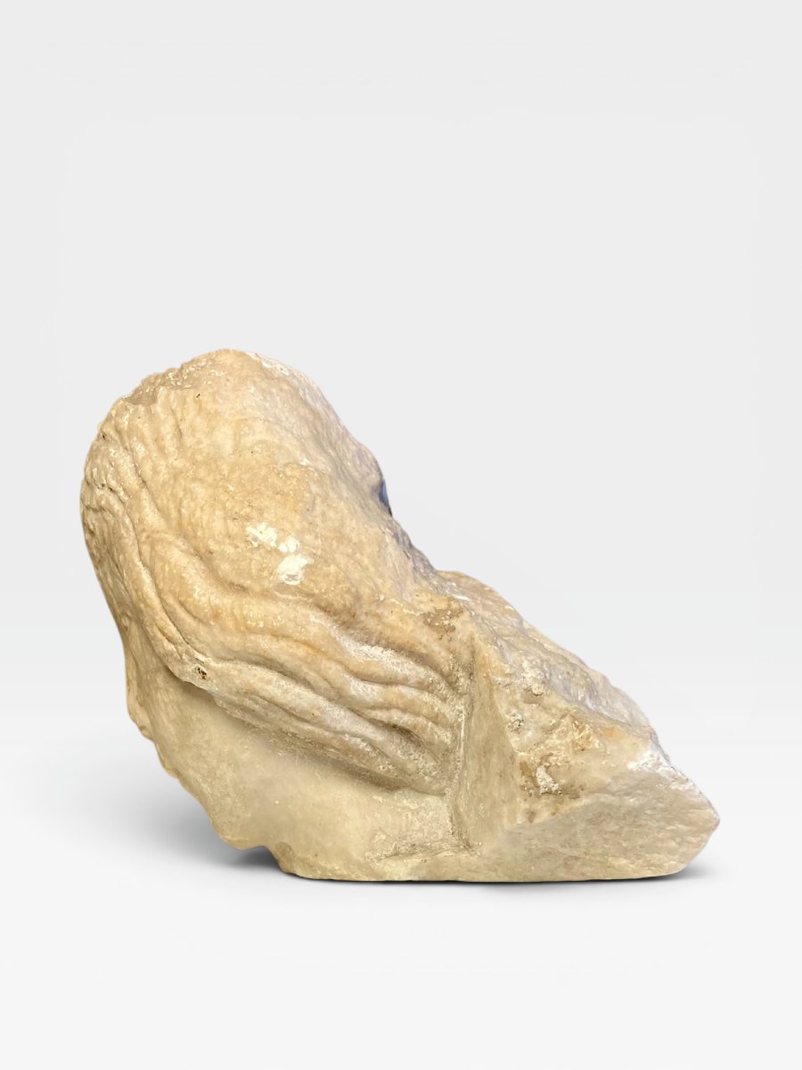 Northern Italy - Late 14th Century - Marble Angelic Protome-photo-2
