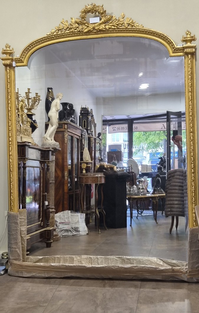 Miroir biseauté XIX -ème
