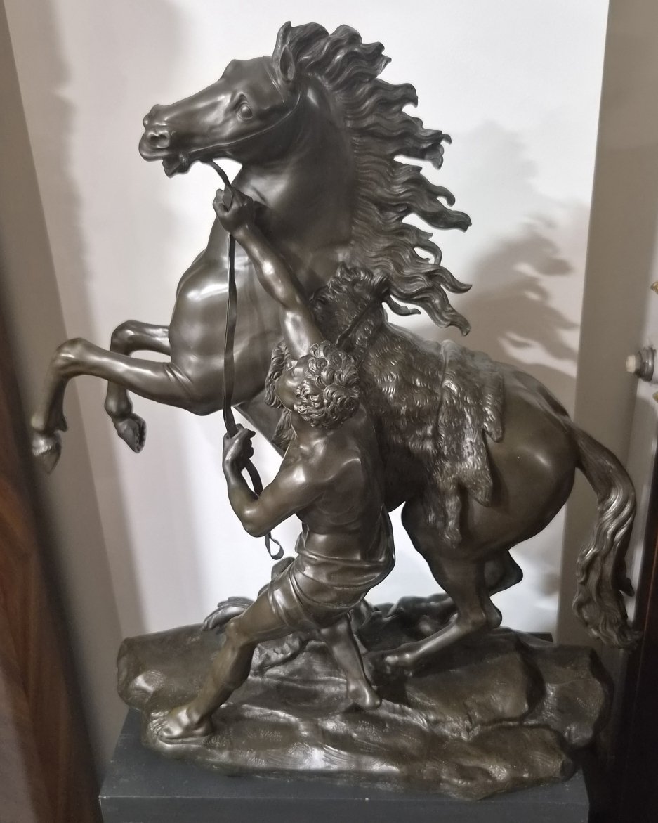 Grand bronze Chevaux de Marly de Guillaume COUSTOU